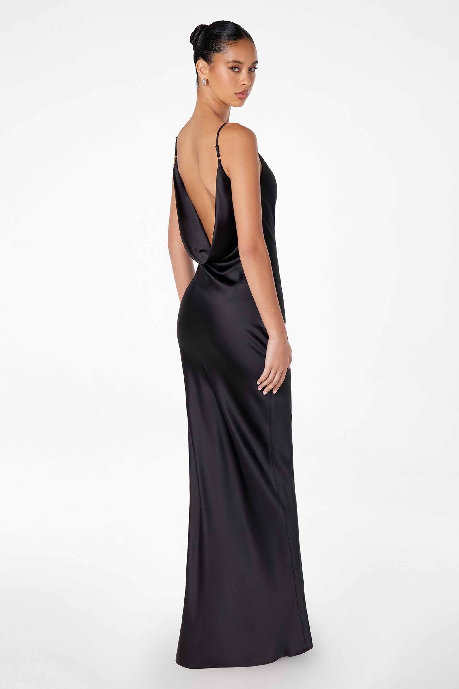 Satin Maxi Dress