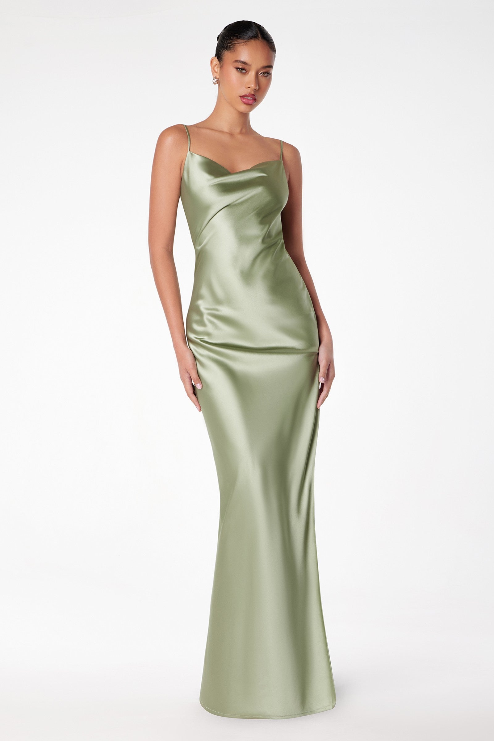 Satin Maxi Dress