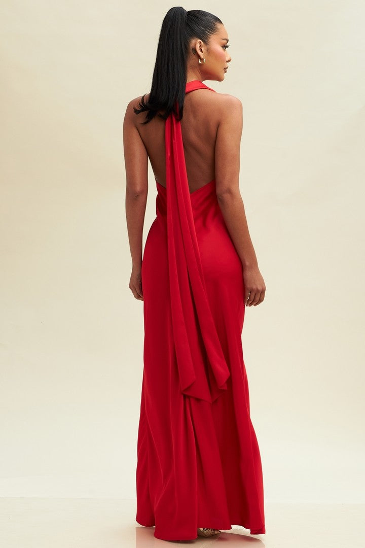 Fable Maxi Dress W/one Shoulder