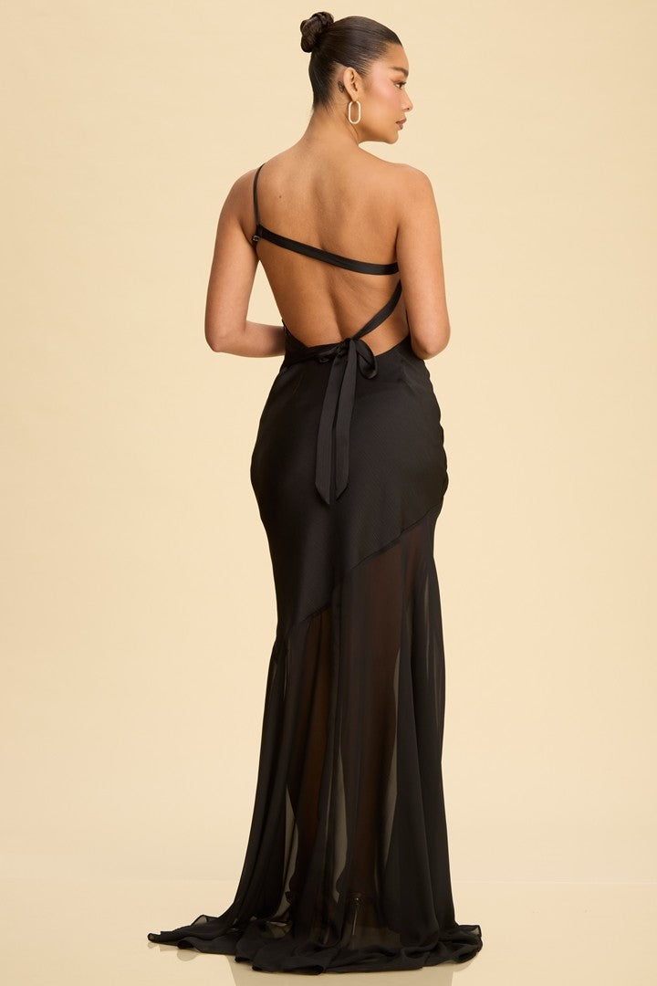 Fable Maxi Dress W/one Shoulder