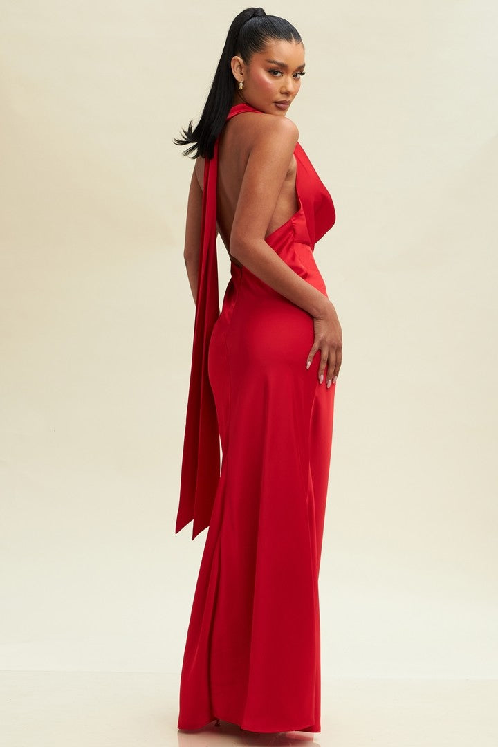 Fable Maxi Dress W/one Shoulder