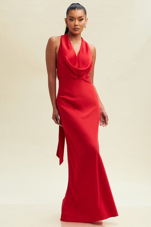 Fable Maxi Dress W/one Shoulder