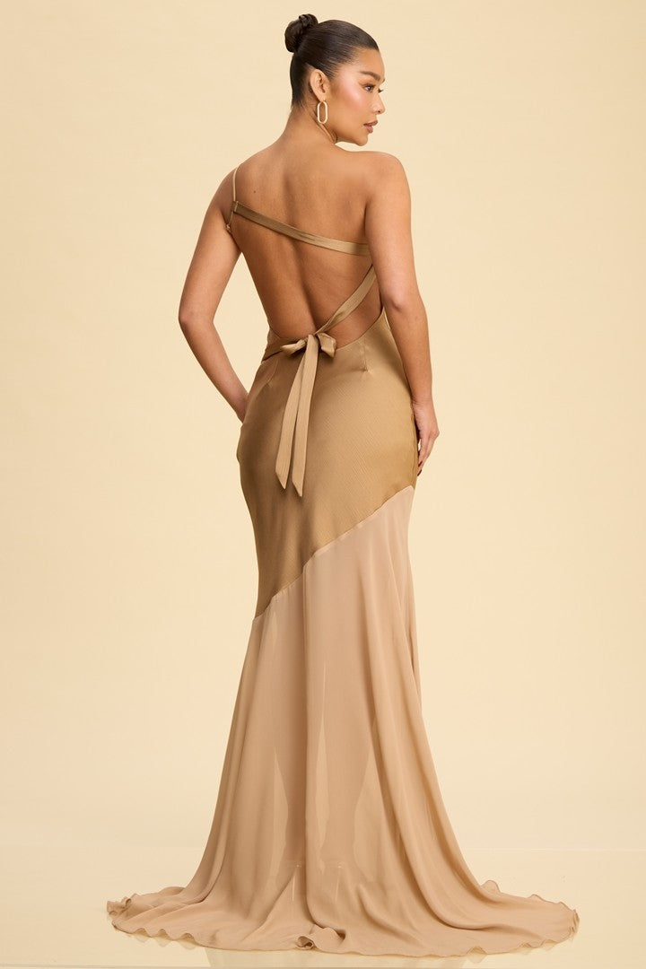 Fable Maxi Dress W/one Shoulder