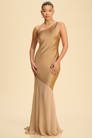Fable Maxi Dress W/one Shoulder