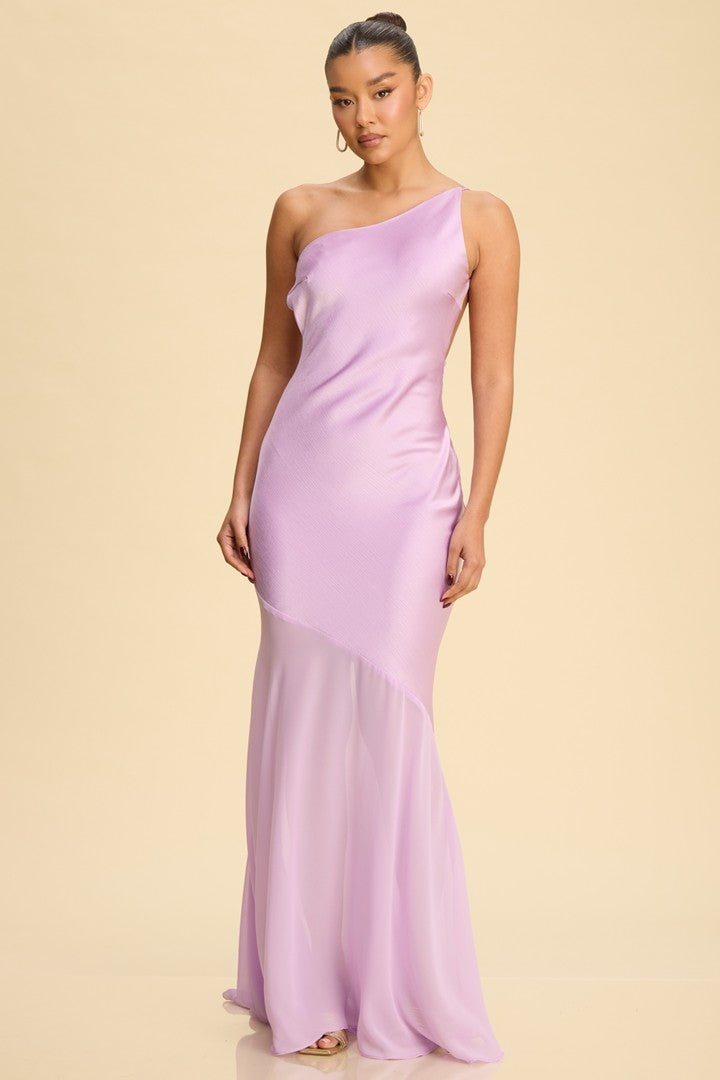 Fable Maxi Dress W/one Shoulder
