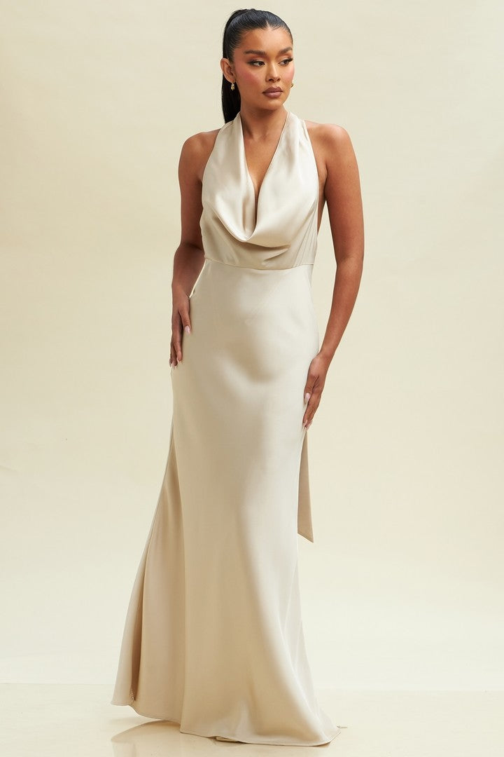 Fable Maxi Dress W/one Shoulder